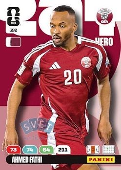 Ahmed Fathi Qatar Panini FIFA World Cup 2026 Adrenalyn XL #390